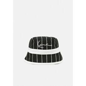 カール カナイ レディース 帽子 アクセサリー SIGNATURE REVERSIBLE BLOCK BUCKET HAT UNISEX - Hat - black