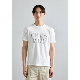 ニールバレット メンズ Tシャツ トップス CHAOS CALM - Print T-shirt - white/black