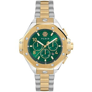 tBbvvC fB[X rv ANZT[ Men's Chronograph Two-Tone Stainless Steel Bracelet Watch 46mm Two Tone