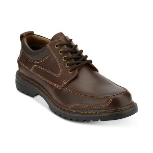 hbJ[Y Y hXV[Y V[Y Men's Overton Moc-Toe Leather Oxfords Red Brown