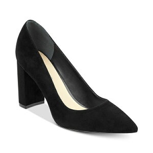 }[NtBbV[ fB[X pvX V[Y Women's Viviene Slip-On Block Heel Dress Pumps Black Suede