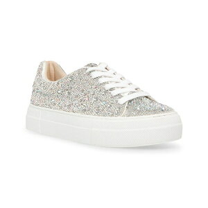 �x�b�c�B�W�����\�� ���f�B�[�X �I�b�N�X�t�H�[�h �V���[�Y Betsey Johnson Women's Sidny Platform Sneakers Rhinestone