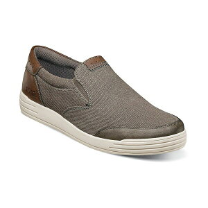 ノンブッシュ メンズ スリッポン・ローファー シューズ Men's Kore City Walk Athletic Style Canvas Slip-On Loafer Cement