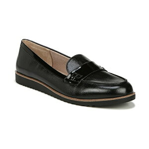 CtXgCh fB[X Xb|E[t@[ V[Y Women's Zee Slip On Casual Loafers Black Faux Leather/Faux Patent
