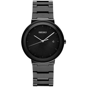 �Z�C�R�[ ���f�B�[�X �r���v �A�N�Z�T���[ Men's Essentials Black Ion Finish Stainless Steel Bracelet Watch 41mm Black