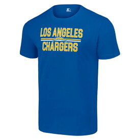 スターター メンズ Tシャツ トップス Los Angeles Chargers Starter Mesh Team Graphic TShirt Royal