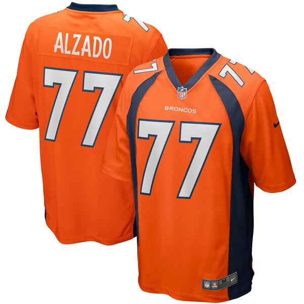 ナイキ メンズ ユニフォーム トップス Lyle Alzado Denver Broncos Nike Game Retired Player Jersey Orange ベスト・ジレ