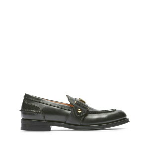 �k���� ���F���g�D�[�m ���f�B�[�X �X���b�|���E���[�t�@�[ �V���[�Y Logo-lettering panelled loafers Black