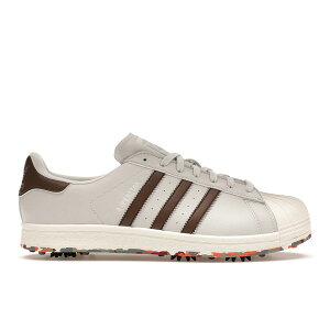adidas �A�f�B�_�X �����Y �X�j�[�J�[ �yadidas Superstar Golf Grey Brown�z �T�C�Y US_8.5(26.5cm) Grey One/Grey One/Off White
