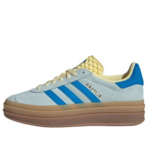 adidas �A�f�B�_�X ���f�B�[�X �X�j�[�J�[ �y(WMNS) adidas Gazelle Bold 'Almost Blue Yellow' IE0430�z �T�C�Y US_W_4.5