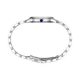 セイコー レディース 腕時計 アクセサリー Women's Diamond (1/10 ct. t.w.) Stainless Steel Bracelet Watch 30mm White