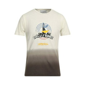 【送料無料】 アイスバーグ メンズ Tシャツ トップス T-shirts Ivory