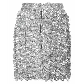 【送料無料】 エムエスジイエム レディース スカート ボトムス Mini skirts Silver