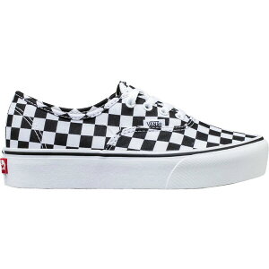 Vans �o���Y ���f�B�[�X �X�j�[�J�[ �yVans Authentic Platform Checkerboard (Women's)�z �T�C�Y US_5(22.0cm) Checkerboard/True White