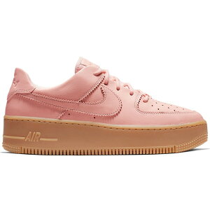 Nike �i�C�L ���f�B�[�X �X�j�[�J�[ �yNike Air Force 1 Sage Low LX Washed Coral Gum (Women's)�z �T�C�Y US_9(26.0cm) Washed Coral/Gum Light Brown-White-Washed Coral