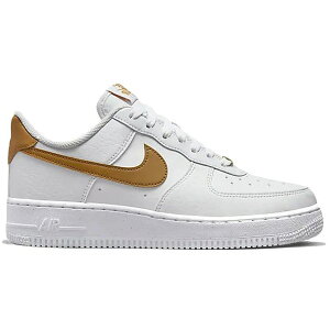 Nike �i�C�L ���f�B�[�X �X�j�[�J�[ �yNike Air Force 1 Low Next Nature White Gold (Women's)�z �T�C�Y US_6.5(23.5cm) White/White/Gold Suede