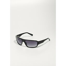ゲス メンズ サングラス・アイウェア アクセサリー UNISEX - Sunglasses - shiny black