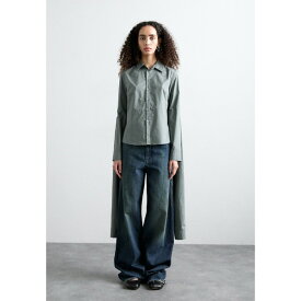 マルタンマルジェラ レディース シャツ トップス LONG SLEEVED - Button-down blouse - elephant grey