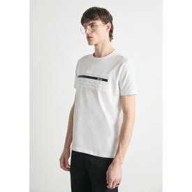 ボス メンズ Tシャツ トップス TEE - Print T-shirt - white