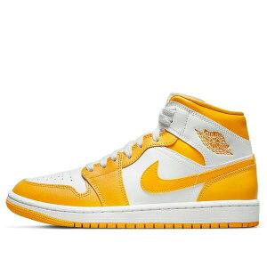 Jordan �W���[�_�� ���f�B�[�X �X�j�[�J�[ �y(WMNS) Air Jordan 1 Mid 'University Gold' BQ6472-117�z �T�C�Y US_W_11