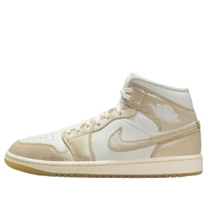 Jordan �W���[�_�� ���f�B�[�X �X�j�[�J�[ �y(WMNS) Air Jordan 1 Mid SE 'Metallic Team Gold' HV5159-100�z �T�C�Y US_6.5(23.5cm)