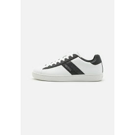 ゲス メンズ スニーカー シューズ NOLA - Trainers - white/black