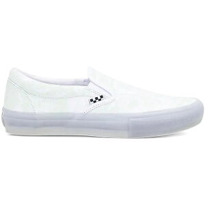 Vans �o���Y �����Y �X�j�[�J�[ �yVans Classic Slip-On Zumiez Glow In The Dark Checkerboard�z �T�C�Y US_9.5(27.5cm) Glow/White
