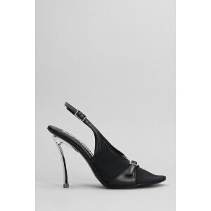 アクネ ストゥディオズ レディース ヒール シューズ Pumps In Black Leather black