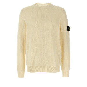 Xg[ACh Y jbg&Z[^[ AE^[ Logo Badge Sweater White