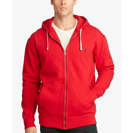 ラルフローレン メンズ パーカー・スウェットシャツ アウター Men's Big & Tall Full-Zip Classic Fleece Hoodie RL 2000 Red