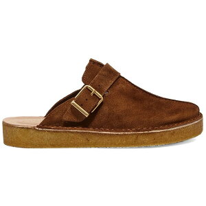 Clarks �N���[�N�X ���f�B�[�X �X�j�[�J�[ �yClarks Originals Trek Mule Caramel Suede (Women's)�z �T�C�Y US_6(23.0cm) Caramel