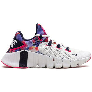 Nike �i�C�L ���f�B�[�X �X�j�[�J�[ �yNike Free Metcon 4 Paint Smudge Hyper Pink (Women's)�z �T�C�Y US_9(26.0cm) Summit White/Hyper Pink/White/Blackened Blue