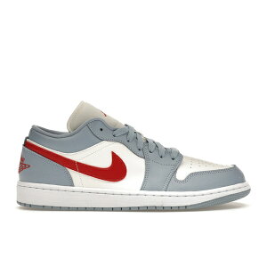 Jordan �W���[�_�� ���f�B�[�X �X�j�[�J�[ �yJordan 1 Low Blue Whisper Dune Red (Women's)�z �T�C�Y US_9.5(26.5cm) Sail/Blue Grey/White/Dune Red