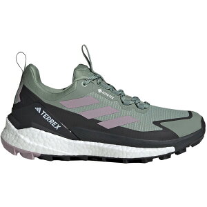 adidas �A�f�B�_�X ���f�B�[�X �X�j�[�J�[ �yadidas Terrex Free Hiker 2.0 Low Gore-Tex Silver Green Preloved Fig Carbon (Women's)�z �T�C�Y US_7(24.0cm) Silver Green/Preloved Fig/Carbon