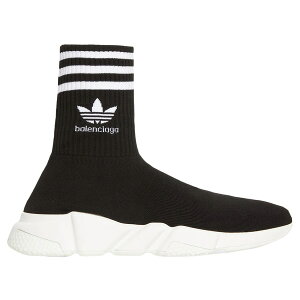 Balenciaga �o�����V�A�K ���f�B�[�X �X�j�[�J�[ �yBalenciaga x adidas Speed Trainer Black White (Women's)�z �T�C�Y US_W_10 Core Black/Footwear White