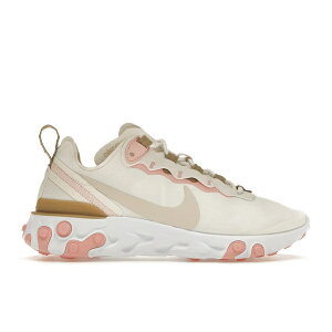 Nike �i�C�L ���f�B�[�X �X�j�[�J�[ �yNike React Element 55 Light Orewood Brown (Women's)�z �T�C�Y US_5(22.0cm) Light Orewood Brown/Parachute Beige/Phantom