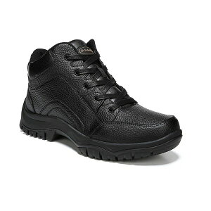 hN^[EV[ Y u[c V[Y Men's Charge Lace-Up Slip Resistant Booties Black LT-Leather