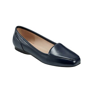 oh[m fB[X Xb|E[t@[ V[Y Women's Liberty Square Toe Slip-On Loafers Navy