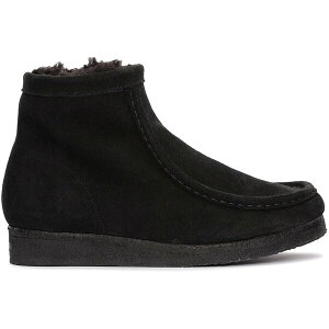 Clarks N[NX fB[X Xj[J[ yClarks Originals Wallabee Hi Black Warmlined Suede (Women's)z TCY US_9.5(26.5cm) Black