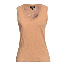 【送料無料】 セオリー レディース カットソー トップス Tank tops Camel