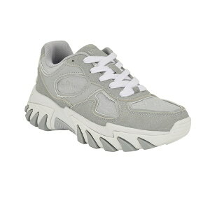 QX fB[X Xj[J[ V[Y Women's Norina Lace-Up Cat Claw Chunky Sneakers Light Grey