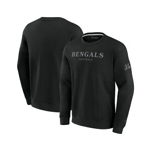 �t�@�i�e�B�N�X �����Y �p�[�J�[�E�X�E�F�b�g�V���c �A�E�^�[ Men's and Women's Black Cincinnati Bengals Elements Unlimited Fleece Pullover Sweatshirt Black