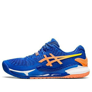 ASICS AVbNX Y Xj[J[ ORANGE/BLUE yASICS Gel Resolution 9 'Novak Pack' 1041A384-960z TCY US_10(28.0cm)