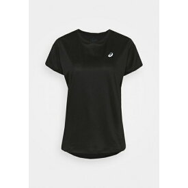 アシックス レディース テニス スポーツ CORE TOP - Sports T-shirt - performance black