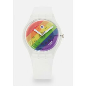 スワッチ メンズ 腕時計 アクセサリー STRIPE FIERCE UNISEX - Watch - white/multi-coloured