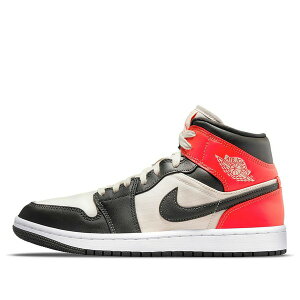 Jordan �W���[�_�� ���f�B�[�X �X�j�[�J�[ �y(WMNS) Air Jordan 1 Mid SE 'Newsprint' DQ6078-100�z �T�C�Y US_W_10