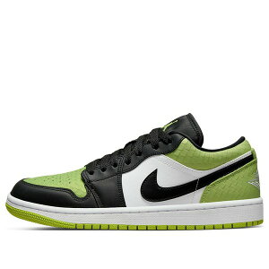Jordan �W���[�_�� ���f�B�[�X �X�j�[�J�[ �y(WMNS) Air Jordan 1 Low SE 'Vivid Green Snakeskin' DX4446-301�z �T�C�Y US_9(26.0cm)