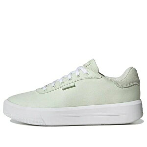 adidas �A�f�B�_�X ���f�B�[�X �X�j�[�J�[ �y(WMNS) adidas Neo Court Platform Cln 'Linen Green' GW6907�z �T�C�Y US_6(23.0cm)