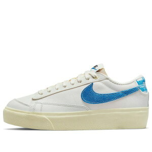 Nike �i�C�L ���f�B�[�X �X�j�[�J�[ �y(WMNS) Nike Blazer Low Platform Sneakers White/Blue DO2371-133�z �T�C�Y US_6(23.0cm)