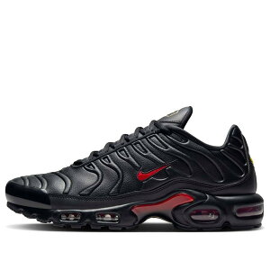 Nike �i�C�L �����Y �X�j�[�J�[ �yNike Air Max Plus Premium 'Black University Red' FZ3038-001�z �T�C�Y US_5.5(23.5cm)